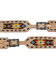 Hilason Western Cowboy Cowgirl Heavy Duty Genuine Leather Slobber Straps Black