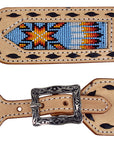 Hilason Western Cowboy Cowgirl Heavy Duty Genuine Leather Slobber Straps Black