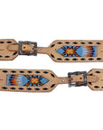 Hilason Western Cowboy Cowgirl Heavy Duty Genuine Leather Slobber Straps Black