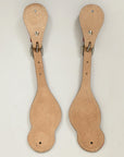 Hilason Western Cowboy Cowgirl Heavy Duty Genuine Leather Slobber Straps Black