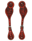 Hilason Western Cowboy Cowgirl Heavy Duty Genuine Leather Slobber Straps Black