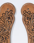 Hilason Western Cowboy Cowgirl Heavy Duty Genuine Leather Slobber Straps Black