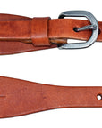Hilason Western Cowboy Cowgirl Heavy Duty Genuine Leather Slobber Straps Black