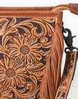 American Darling Hand Tooled Genuine Leather Women Bag Western Handbag Purse