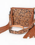 American Darling Hand Tooled Genuine Leather Women Bag Western Handbag Purse