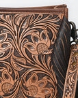 American Darling Messenger Hand Tooled Genuine Leather Women Bag Western Handbag Purse