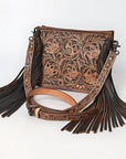 American Darling Messenger Hand Tooled Genuine Leather Women Bag Western Handbag Purse