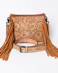ADBG325 American Darling Hand Tooled Genuine Leather Women Bag Western Handbag Purse