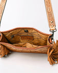 ADBG325 American Darling Hand Tooled Genuine Leather Women Bag Western Handbag Purse