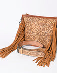 ADBG325 American Darling Hand Tooled Genuine Leather Women Bag Western Handbag Purse