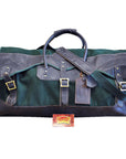 28”W x 14”H x 12”D Canvas Leather Duffle Bag Large 28 Inches