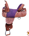 Western Horse Saddle Hilason American Leather Trail Barrel Racing