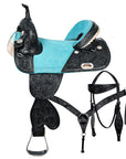 Hilason Western Horse Saddle Treeless American Lather Trail Barrel Tack