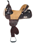 Hilason Western Horse Saddle Treeless American Leather Trail Barrel