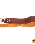 Hilason Leather 3" Ranger Work Tool Belt 2" Heavy Nickel Roller Buckle