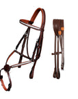 ExionPro SS Clincher Figure 8 Bridle with Rubber Reins