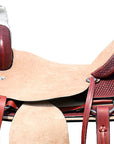 Western Horse Saddle American Leather Wade Ranch Roping Mahogany Hilason