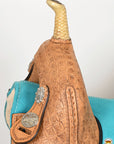 Western Horse Barrel Saddle Treeless American Leather Oiled Hilason