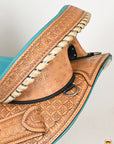 Western Horse Barrel Saddle Treeless American Leather Oiled Hilason