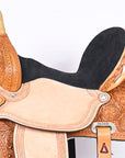 Western Horse Saddle American Leather Barrel Flex Tree Trail Hilason