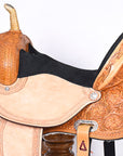 Western Horse Saddle American Leather Barrel Flex Tree Trail Hilason
