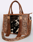American Darling Briefcase Hand Tooled Saddle Blanket Genuine Leather women bag western handbag purse