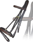 ExionPro Pressure Relief Crown Dressage Bridle with Web Reins