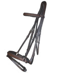 ExionPro Pressure Relief Crown Dressage Bridle with Web Reins