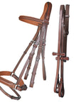 ExionPro Pressure Relief Crown Dressage Bridle with Web Reins