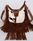 American Darling Hobo Hair On Genuine Leather Women Bag Western Handbag Purse