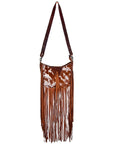 American Darling Hobo Hair On Genuine Leather Women Bag Western Handbag Purse