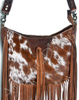 American Darling Hobo Hair On Genuine Leather Women Bag Western Handbag Purse