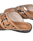 American Darling Hand Tooled Genuine W. Leather Sliper – Hilason