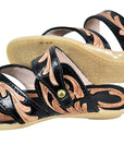 American Darling Hand Tooled Genuine Western Leather Sliper