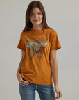 Wrangler Southwestern Graphic Tee -Thai Curry Heather