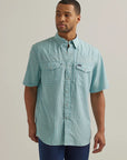 Wrangler Performace SS Button up- Sky Blue