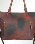 American Darling Tote Hand Tooled Genuine Leather Women Bag Western Handbag Purse