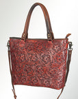 American Darling Tote Hand Tooled Genuine Leather Women Bag Western Handbag Purse