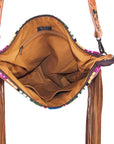American Darling Large Crossbody Hand Tooled Saddle Blanket Genuine Leather Women Bag Western Handbag Purse
