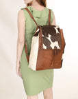 American Darling Backpack Hair On Genuine Leather Women Bag Western Handbag Purse
