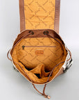 American Darling Backpack Hair On Genuine Leather Women Bag Western Handbag Purse