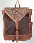 ADBG386BRWBR American Darling Hand Tooled Genuine Leather Women Bag Western Handbag Purse