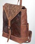 ADBG386BRWBR American Darling Hand Tooled Genuine Leather Women Bag Western Handbag Purse