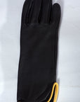 Hilason Pro Rodeo Gloves Genuine Leather Right Hand Black