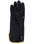 Hilason Pro Rodeo Gloves Genuine Leather Right Hand Black