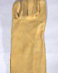 Genuine Leather Bareback Riding Gloves Left Hand By Hilason Tan