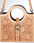 American Darling Tote Hand Tooled Genuine Leather Western Women Bag Handbag Purse | Western Tote Bag | Travel Tote Bags | College Tote Bag | Casual Tote Bag