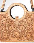 American Darling Tote Hand Tooled Genuine Leather Western Women Bag Handbag Purse | Western Tote Bag | Travel Tote Bags | College Tote Bag | Casual Tote Bag