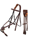 ExionPro Padded Ear Free Monocrown Crown Piece Figure 8 Bridle & Reins