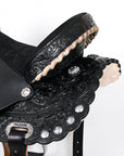 Hilason Western Horse Treeless Trail Barrel Saddle American Leather